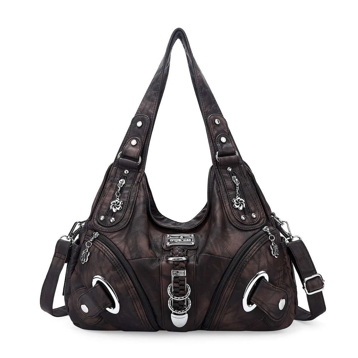 Leather Crossbody Shoulder Bag